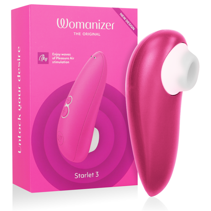 WOMANIZER - STARLET 3 CLITORAL STIMULATOR PINK - D-235667
