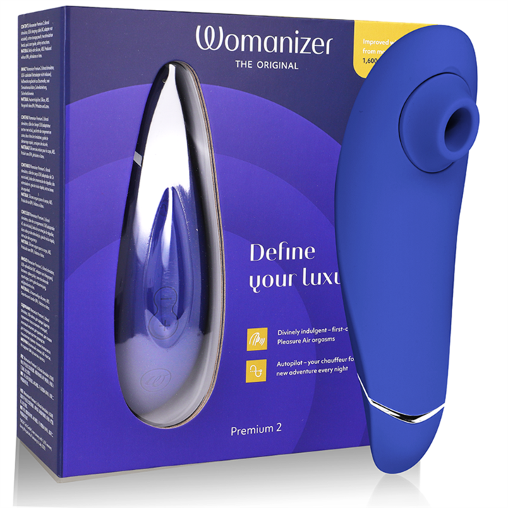 WOMANIZER - PREMIUM 2 CLITORAL STIMULATOR BLUEBERRY - D-235674