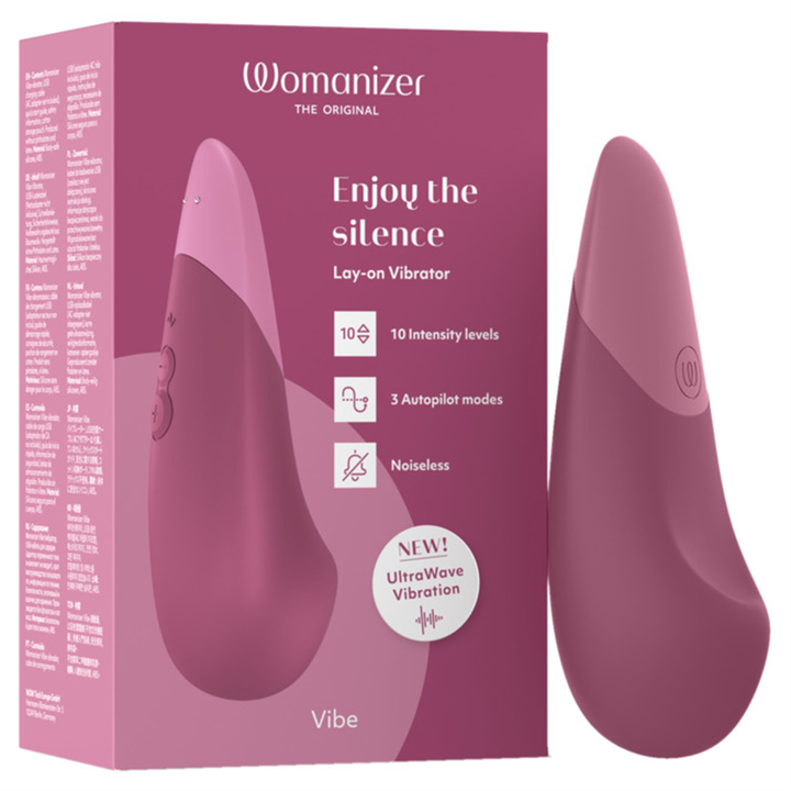 WOMANIZER - VIBE LAY-ON SILENT VIBRATOR DUSKY PINK - D-245107