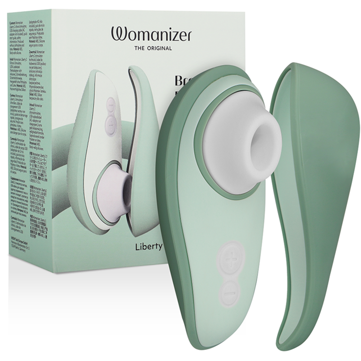 WOMANIZER - LIBERTY 2 CLITORIS STIMULATOR & SUCTION LIGHT GREEN - D-238117