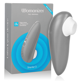 WOMANIZER - STARLET 3 CLITORAL STIMULATOR GRAY - D-235666