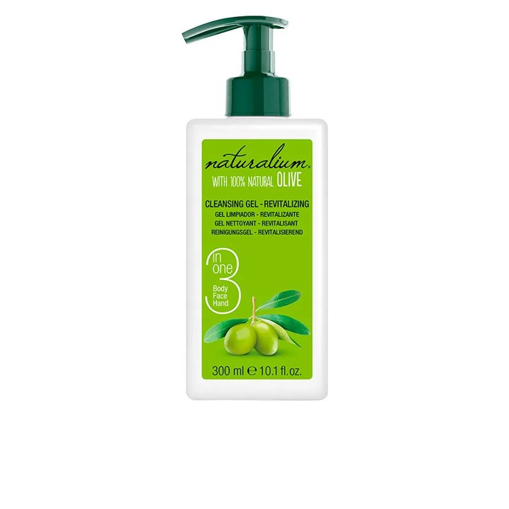 Naturalium Cleasing Gel Revitalizing Natural Olive 300ml - unisex