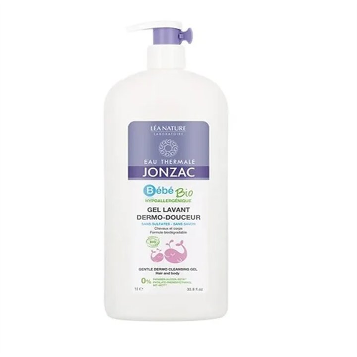 Jonzac Bébé Bio Gentle Dermo-Cleansing Gel 1L - unisex