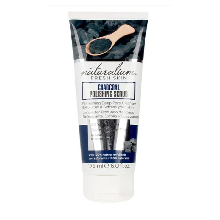 Naturalium Fresh Skin Charcoal Polishing Scrub 175ml - unisex