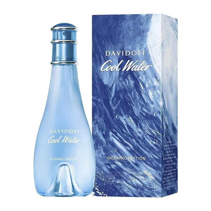 Davidoff Cool Water Eau De Toilette Edicion Oceanic 100ml Spray - unisex - Teknashop Ltd