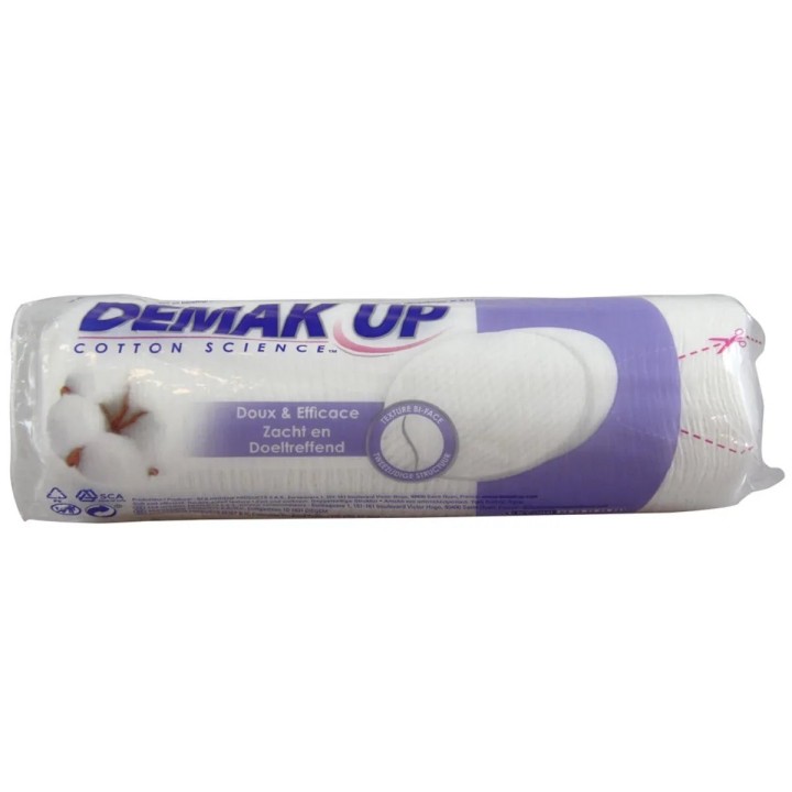 Demak Up Original Cotton Pads 60 Units  - unisex - Teknashop Ltd