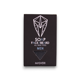 Masveri, Masveri, Paraben-Free, Grooming Soap Bar, For Cleansing, Face & Beard, g 100