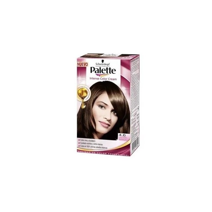 Schwarzkopf Palette Intense Color Cream 4.6 Brown  - unisex - Teknashop Ltd