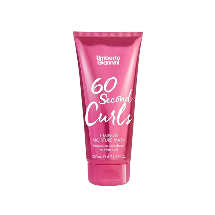 Umberto Giannini, 60 Second Curls, Hair Treatment Cream Mask, Hydrating & Frizz Control, 200 ml