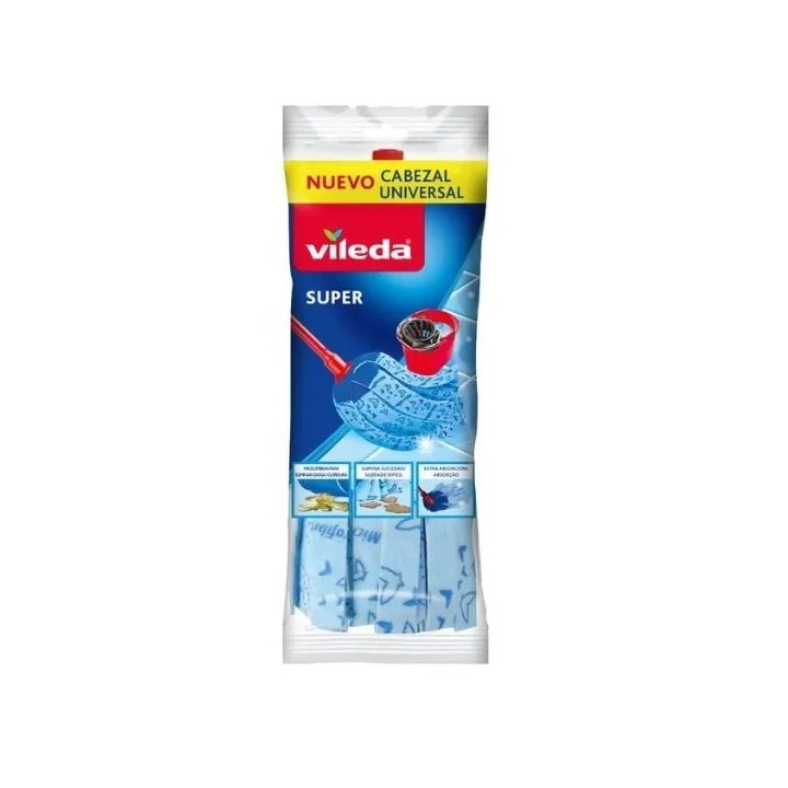 Vileda Super Mop Blue - unisex - Teknashop Ltd