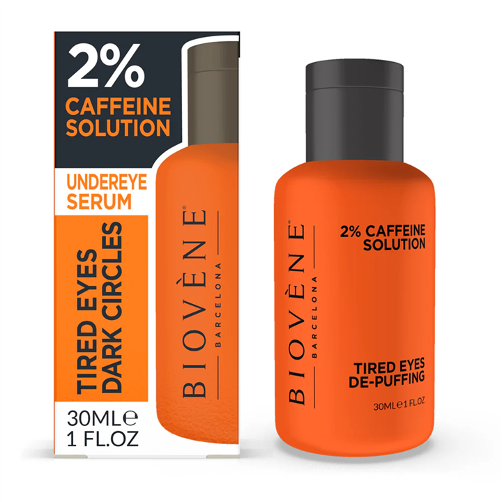 Biovene, Tired Eyes Dark Circles, 2% Caffeine, De-puffing, Eye Serum, 30 ml
