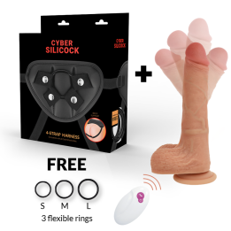 CYBER SILICOCK - STRAP-ON MR RICK REMOTE CONTROL - D-227308