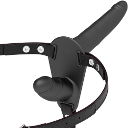FETISH SUBMISSIVE HARNESS - BLACK DOUBLE PENETRATION - D-221270
