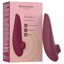 WOMANIZER - CLASSIC 2 CLITORAL STIMULATOR BORDEAUX - D-235670