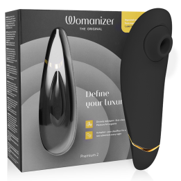 WOMANIZER - PREMIUM 2 CLITORAL STIMULATOR BLACK - D-235671