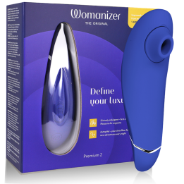 WOMANIZER - PREMIUM 2 CLITORAL STIMULATOR BLUEBERRY - D-235674