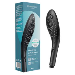 WOMANIZER - WAVE CLITORAL STIMULATING SHOWER HEAD BLACK - D-245109