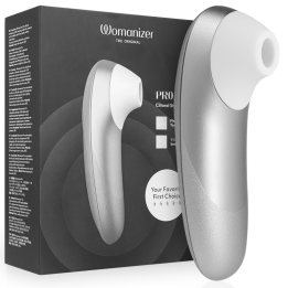 WOMANIZER - PRO VIBRANT CLITORAL STIMULATOR SILVER GREY - D-245717