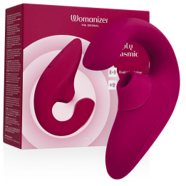 WOMANIZER - BLEND RABBIT VIBRATOR STIMULATOR VIBRANT PINK - D-245101