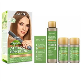 Kativa Brazilian Straightening Set 5 Pieces - unisex