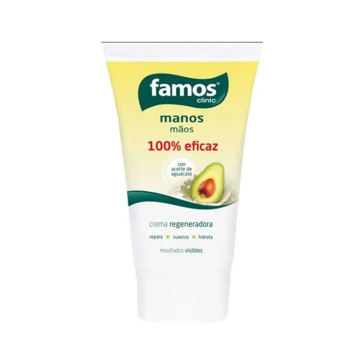 Famos Hands Cream With Avocado Oil 100ml - unisex - Teknashop Ltd