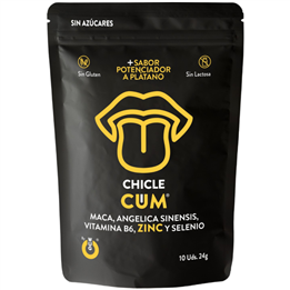 WUG CUM – Functional banana-flavored chewing gum to boost male fertility, vitality, and energy - D-228990