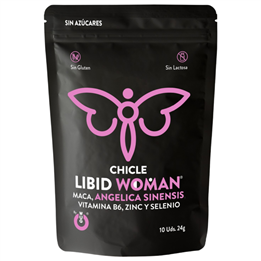 WUG LIBID WOMAN – Functional chewing gum with Maca, Female Ginseng and Zinc to boost female vitality - D-228993