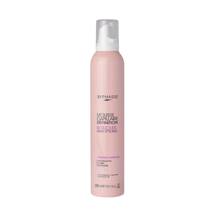 Byphasse, Active Curl, Hair Styling Mousse, For Styling, Strong Hold, 300 ml