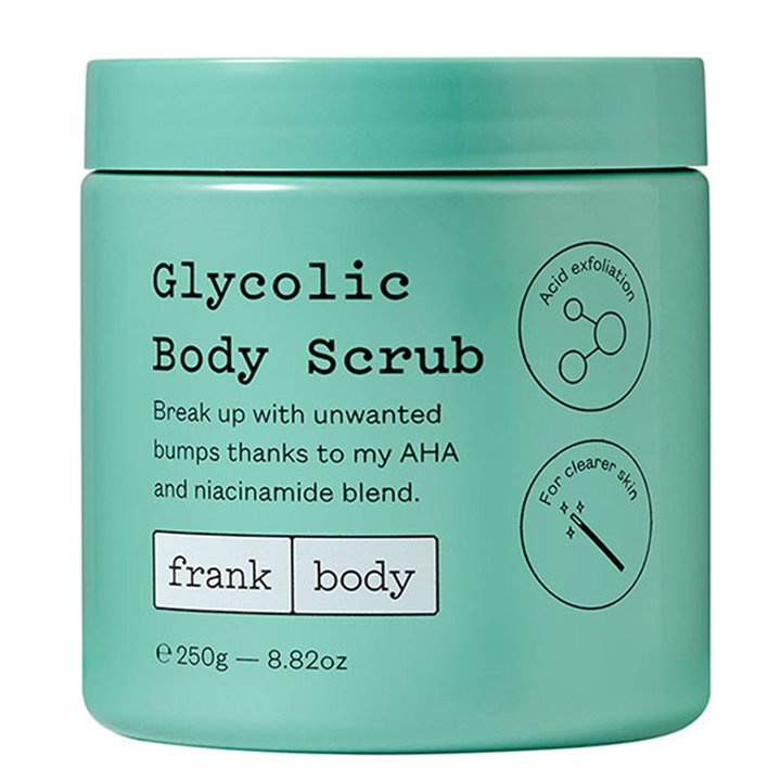Frank Body, Glycolic, Smoothing, Body Scrub, 250 ml