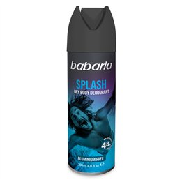 Babaria, Splash, 48h Protection, Fresh, Deodorant Spray, For Men, 200 ml