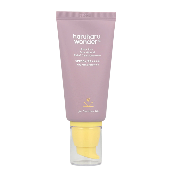 Haruharu Wonder, Black Rice, Hydrating & Moisturising, Sunscreen Cream, For Face, SPF50+, 50 ml