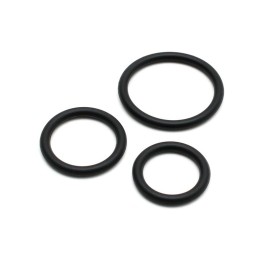 Set of 3 silicone penis rings - R8170