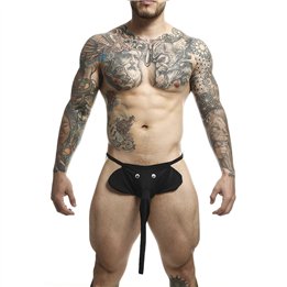MOB - BLACK ELEPHANT THONG ONE SIZE - D-243542