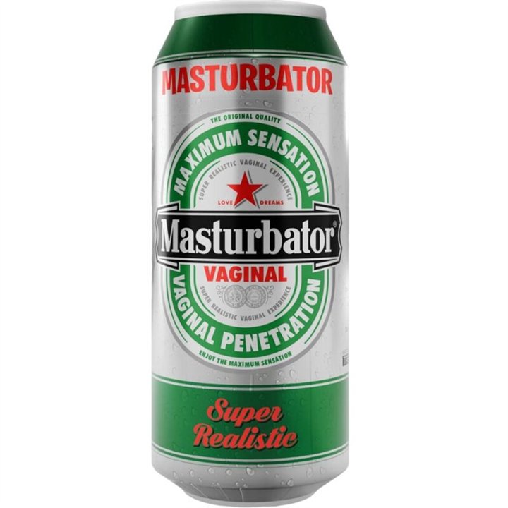 ALIVE - MALE MASTURBATOR VAGINA BEER CAN - D-241912 - Teknashop Ltd