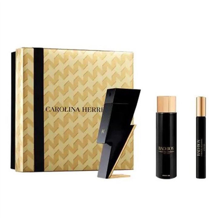 Carolina Herrera Estuche Bad Boy Eau De Toilette 100ml Gel De Baño 100ml Eau De Toilette 10ml - unisex - Teknashop Ltd