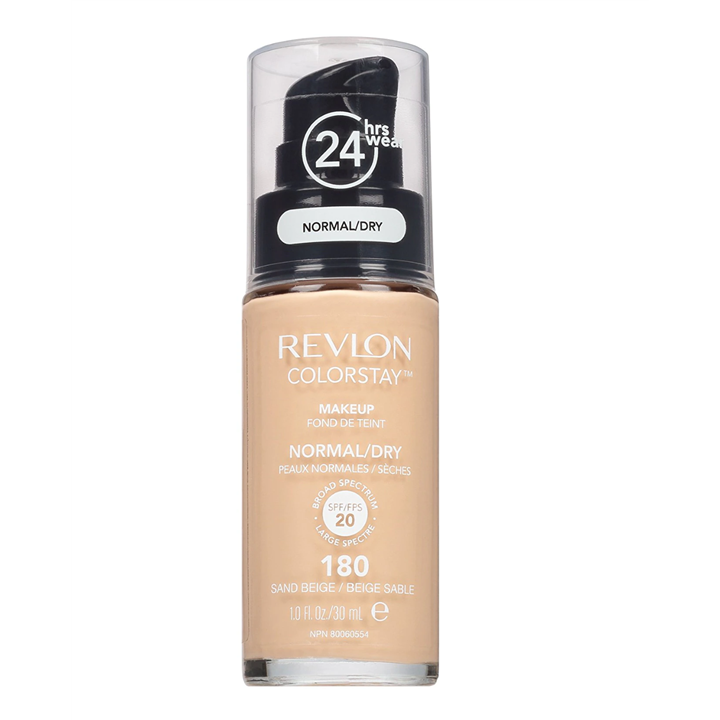 Revlon, Color Stay, Long Lasting, Liquid Foundation, 180, Sand Beige, SPF 20, 30 ml - Teknashop Ltd