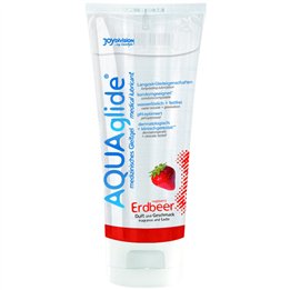 JOYDIVISION AQUAGLIDE - STRAWBERRY LUBRICANT 100 ML - D11790 - Teknashop Ltd