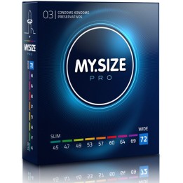 MY SIZE - PRO CONDOMS 72 MM 3 UNITS - D-228879
