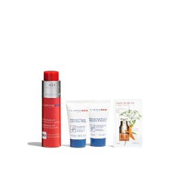 Set Clarins Men Gel Energizante 50ml Champu 30ml Limpiador 30m@ - unisex