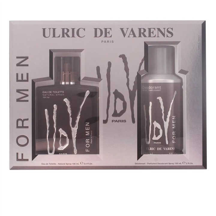 Ulric De Varens Men Eau De Toilette Spray 100ml Set 2 Pieces - man - Teknashop Ltd