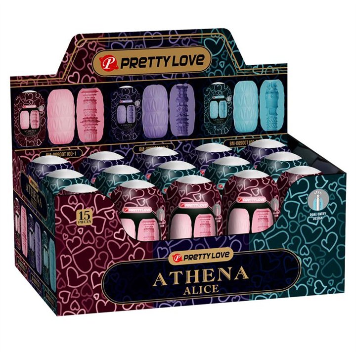 Athena Alice Display 15 Men Masturbator - BM-00900T100H