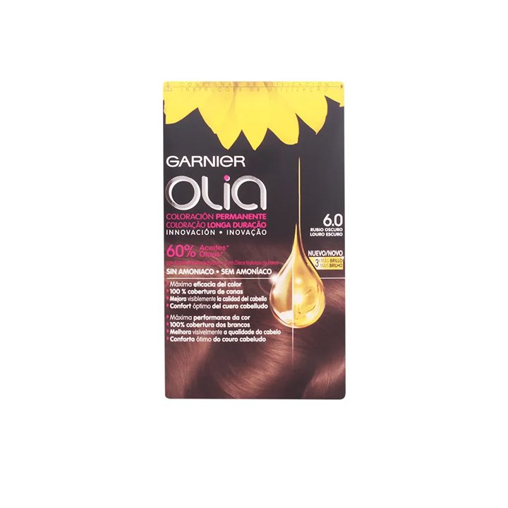 Garnier Olia Permanent Coloring 6.0 Dark Blonde - unisex - Teknashop Ltd