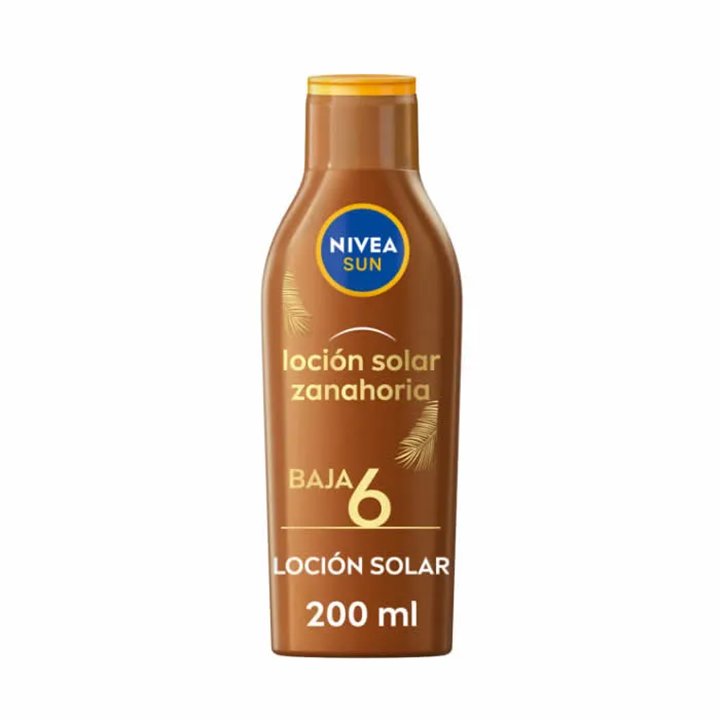 Nivea Sun Lotion Carrot Spf6 200ml - unisex - Teknashop Ltd