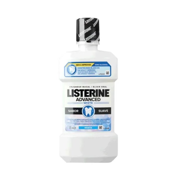 Listerine Advanced White Mouthwash 500ml - unisex - Teknashop Ltd