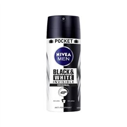 Nivea Men Black & White Invisible Original Deodorant Spray 100ml - unisex - Teknashop Ltd