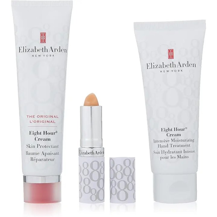 Set Elizabeth Arden: Eight Hour, Intense Moisture, Hand Cream, 30 ml + Eight Hour, Protective, Cream, For Face, 50 ml + Eight Ho
