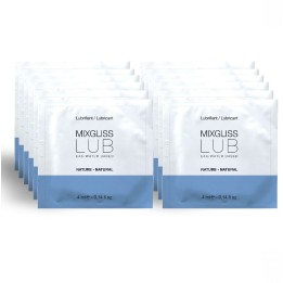 MIXGLISS - NATURAL WATER-BASED LUBRICANT 12 SINGLE DOSE 4 ML - D-210248 - Teknashop Ltd