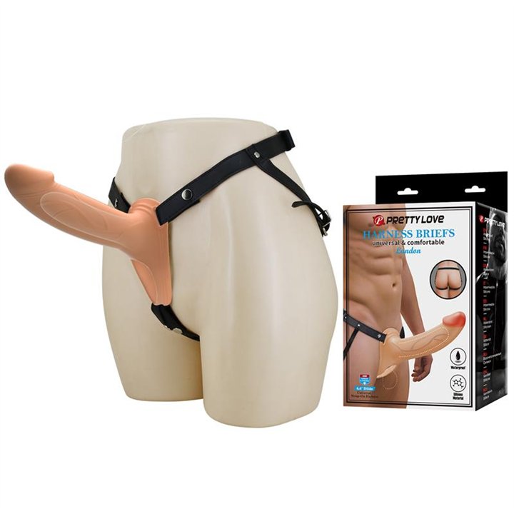 London Universal StrapOn Harness with Hollow Dildo 6.6 - BW-022108-1