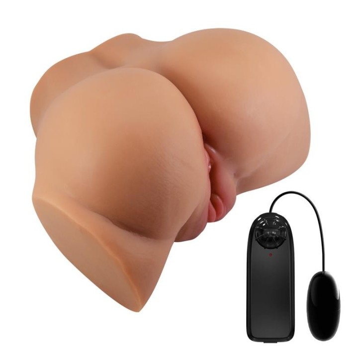 Emilia Vibrating Masturbator vagina and anus - BM-009245Z-1 - Teknashop Ltd