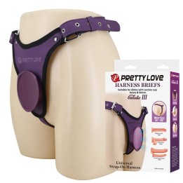 Caludio III Universal StrapOn Harness Purple - BW-022107-2